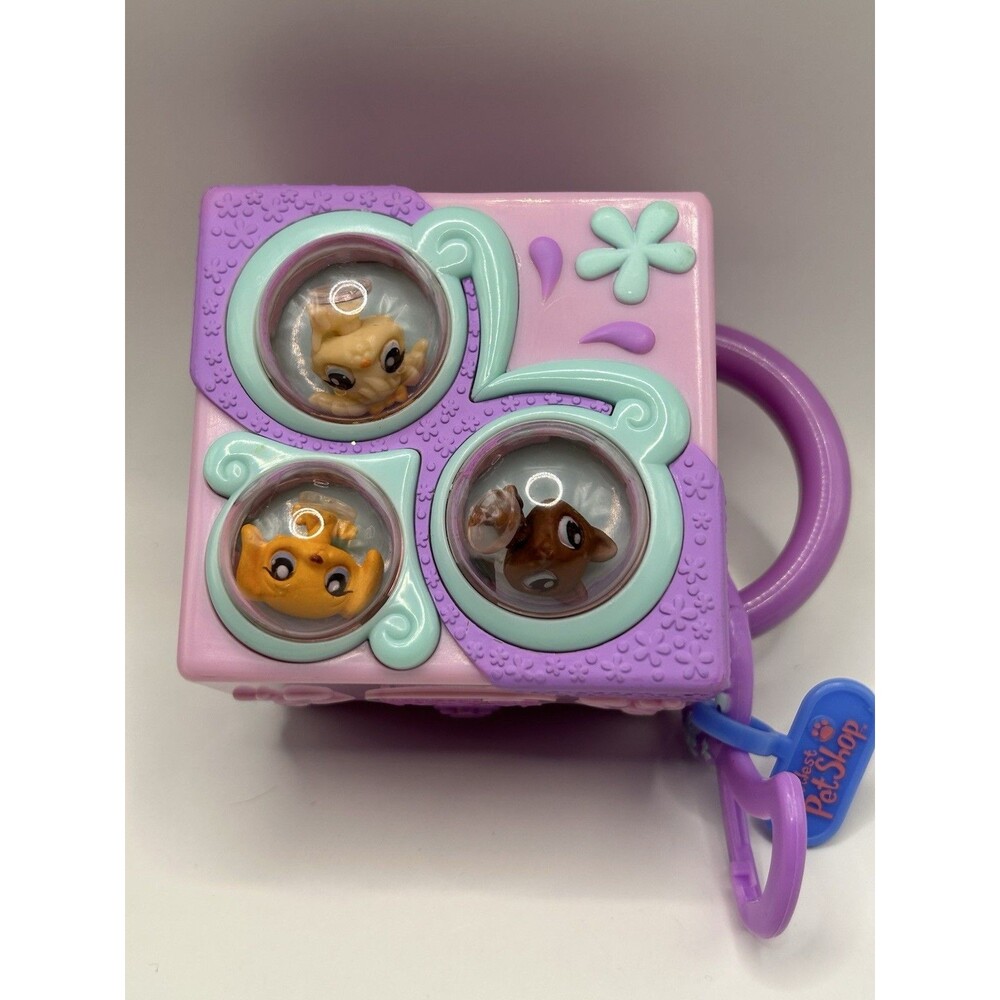 Littlest Pet Shop LPS Teeniest Tiniest Pop-Up Play Set Puppy Dogs Pups Authentic - Picture 9 of 16